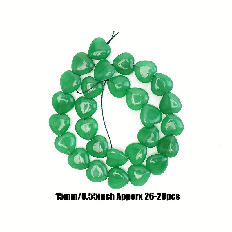 High-Quality Natural Stone Decorative Beads, 15mm